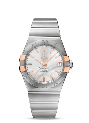 Omega Constellation Co-Axial 38 Stainless Steel / Red Gold / Silver